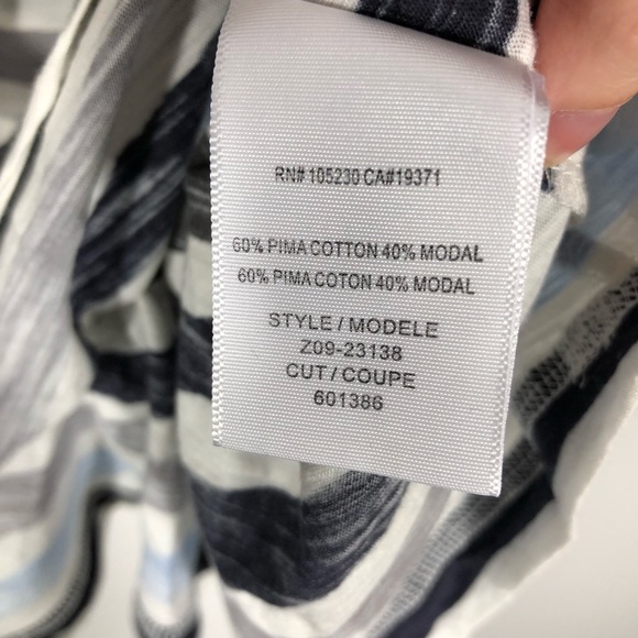 Soft Joie Oversized Stripe Tee - Picture 6 of 6